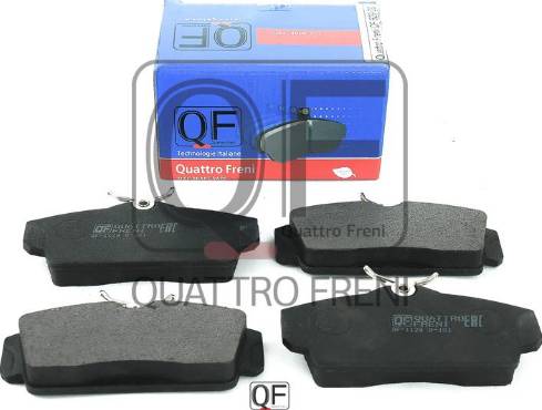 Quattro Freni QF62900 - Тормозные колодки, дисковые, комплект autospares.lv