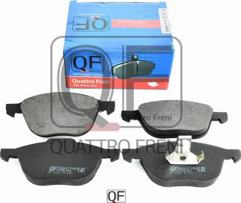 Quattro Freni QF62700 - Тормозные колодки, дисковые, комплект autospares.lv