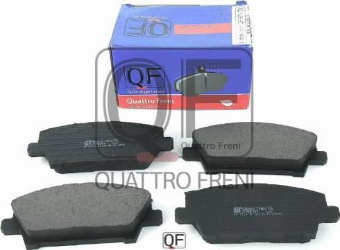 Quattro Freni QF67100 - Тормозные колодки, дисковые, комплект autospares.lv