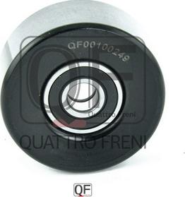 Quattro Freni QF00100249 - Натяжной ролик, зубчатый ремень ГРМ autospares.lv