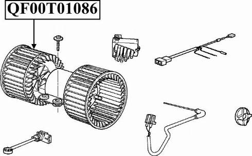 Quattro Freni QF00T01086 - Вентилятор салона autospares.lv