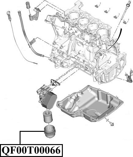 Quattro Freni QF14A00129 - Крышка, корпус масляного фильтра autospares.lv