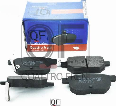 Quattro Freni QF89202 - Тормозные колодки, дисковые, комплект autospares.lv