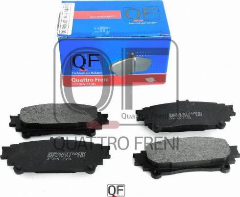 Quattro Freni QF84500 - Тормозные колодки, дисковые, комплект autospares.lv