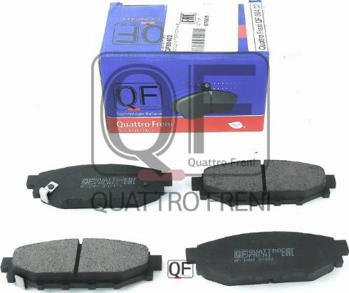 Quattro Freni QF80402 - Тормозные колодки, дисковые, комплект autospares.lv