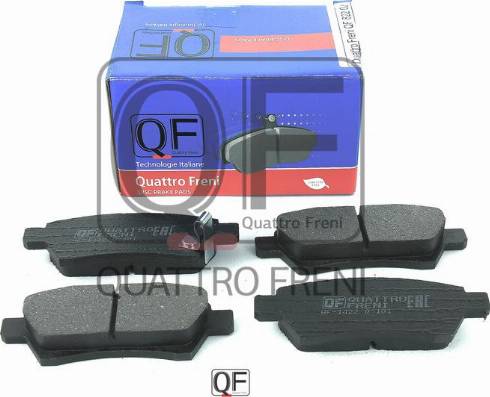 Quattro Freni QF82202 - Тормозные колодки, дисковые, комплект autospares.lv