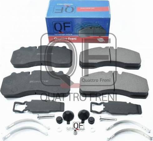 Quattro Freni QF70250 - Тормозные колодки, дисковые, комплект autospares.lv