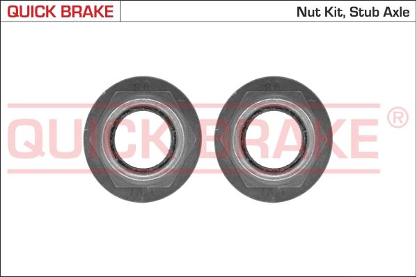 QUICK BRAKE 9811K - Гайка, шейка оси autospares.lv