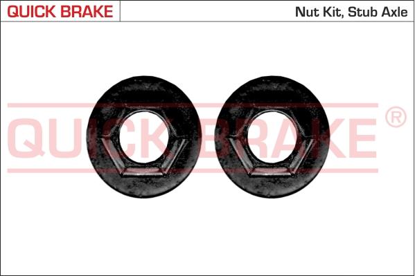 QUICK BRAKE 9813K - Гайка, шейка оси autospares.lv