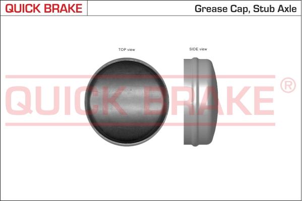 QUICK BRAKE 9825 - Крышка / защитный колпак autospares.lv