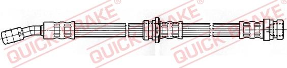 QUICK BRAKE 59.943 - Тормозной шланг autospares.lv