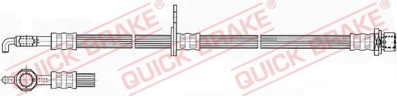 QUICK BRAKE 59.964 - Тормозной шланг autospares.lv