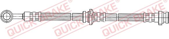 QUICK BRAKE 59.907 - Тормозной шланг autospares.lv