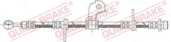 QUICK BRAKE 50.997 - Тормозной шланг autospares.lv