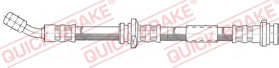 QUICK BRAKE 50.969 - Тормозной шланг autospares.lv