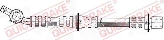 QUICK BRAKE 50.937 - Тормозной шланг autospares.lv