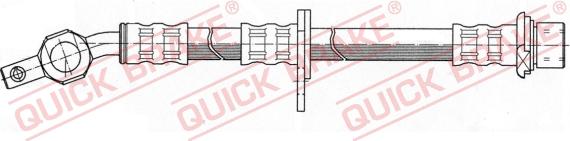 QUICK BRAKE 50.972 - Тормозной шланг autospares.lv