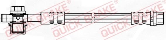 QUICK BRAKE 50.041X - Тормозной шланг autospares.lv