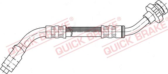 QUICK BRAKE 50.023 - Тормозной шланг autospares.lv