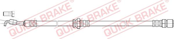 QUICK BRAKE 50.853X - Тормозной шланг autospares.lv