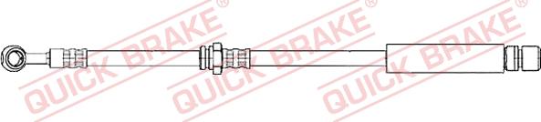 QUICK BRAKE 50.863 - Тормозной шланг autospares.lv