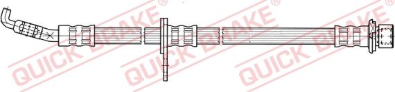 QUICK BRAKE 50.810 - Тормозной шланг autospares.lv