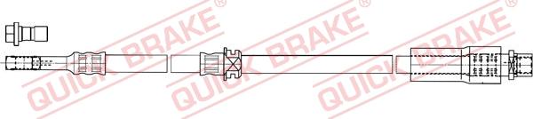 QUICK BRAKE 50.835X - Тормозной шланг autospares.lv