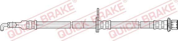 QUICK BRAKE 50.828 - Тормозной шланг autospares.lv