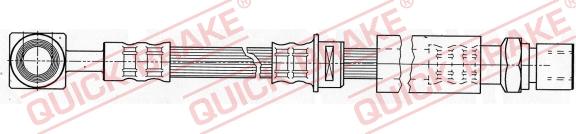 QUICK BRAKE 58.949 - Тормозной шланг autospares.lv