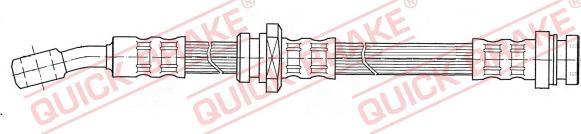 QUICK BRAKE 58.943 - Тормозной шланг autospares.lv