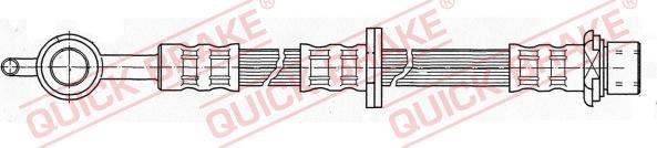 QUICK BRAKE 58.966 - Тормозной шланг autospares.lv