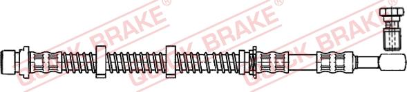 QUICK BRAKE 58.960X - Тормозной шланг autospares.lv