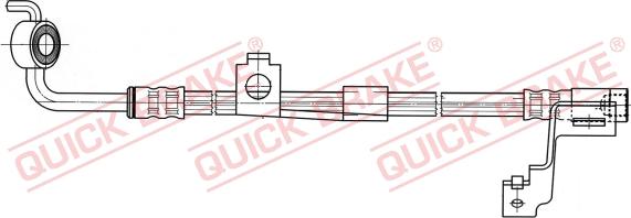 QUICK BRAKE 58.913X - Тормозной шланг autospares.lv