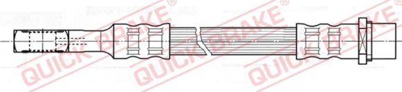 QUICK BRAKE 58.939 - Тормозной шланг autospares.lv