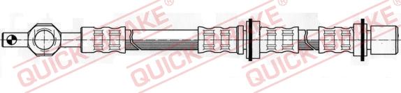 QUICK BRAKE 58.975 - Тормозной шланг autospares.lv