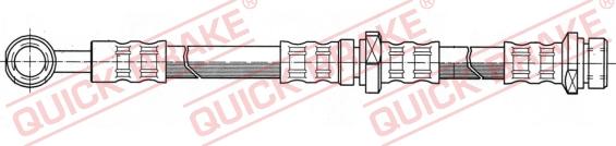 QUICK BRAKE 58.976 - Тормозной шланг autospares.lv