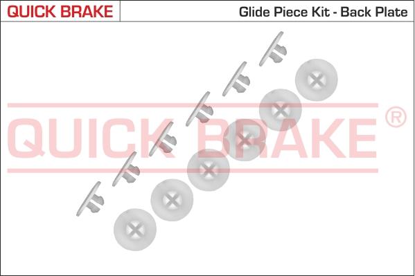 QUICK BRAKE 6858K - Комплектующие, барабанный тормозной механизм autospares.lv