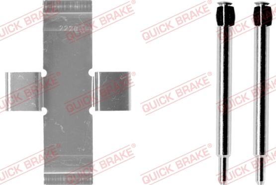QUICK BRAKE 109-0913-1 - Комплектующие для колодок дискового тормоза autospares.lv