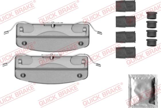 QUICK BRAKE 1090041 - Комплектующие для колодок дискового тормоза autospares.lv