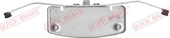 QUICK BRAKE 109-0052R-1 - Комплектующие для колодок дискового тормоза autospares.lv