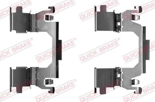 QUICK BRAKE 109-0061R-1 - Комплектующие для колодок дискового тормоза autospares.lv