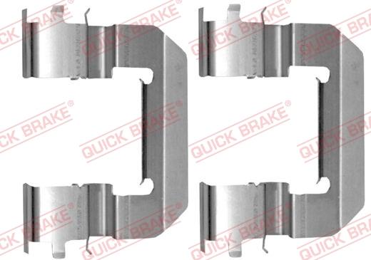 QUICK BRAKE 109-0014-1 - Комплектующие для колодок дискового тормоза autospares.lv