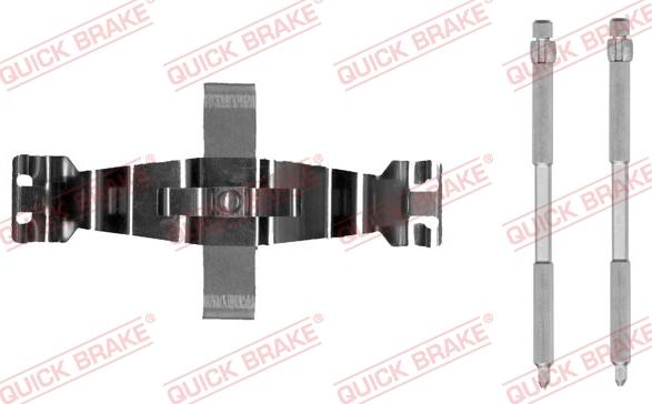 QUICK BRAKE 109-0022-1 - Комплектующие для колодок дискового тормоза autospares.lv