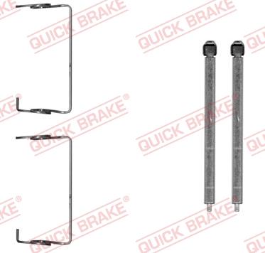 QUICK BRAKE 1090071 - Комплектующие для колодок дискового тормоза autospares.lv