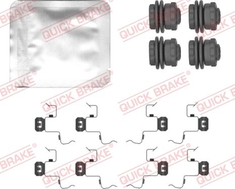 QUICK BRAKE 109-0156 - Комплектующие для колодок дискового тормоза autospares.lv