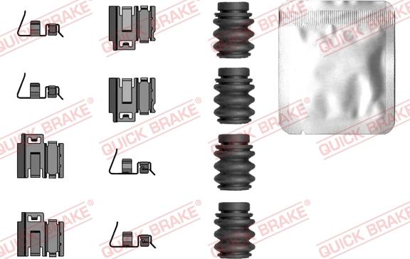 QUICK BRAKE 1090119 - Комплектующие для колодок дискового тормоза autospares.lv