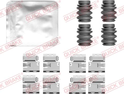 QUICK BRAKE 109-0174 - Комплектующие для колодок дискового тормоза autospares.lv