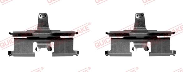 QUICK BRAKE 109-1692-1 - Комплектующие для колодок дискового тормоза autospares.lv