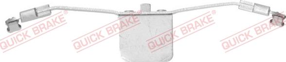 QUICK BRAKE 109-1641-1 - Комплектующие для колодок дискового тормоза autospares.lv