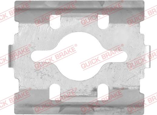 QUICK BRAKE 109-1600-1 - Комплектующие для колодок дискового тормоза autospares.lv